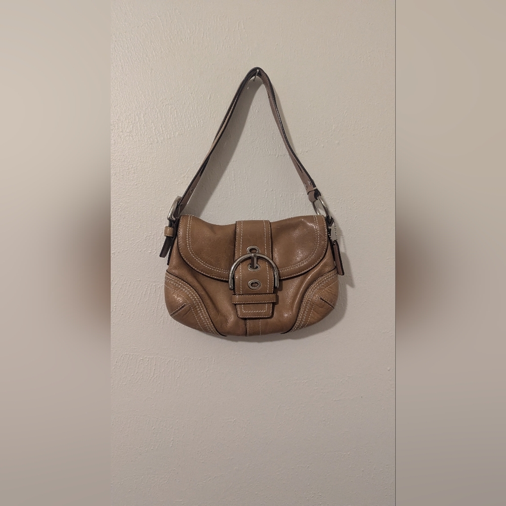 Y2K Coach Soho Bag-Camel